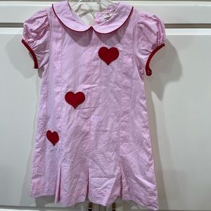Little girls heart dress